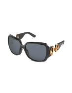 Gucci Bamboo Horsebit Temple Sunglasses