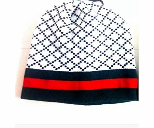 Gucci Brand New - Mens Stylish Gucci Designer White Chequered Winter Hat