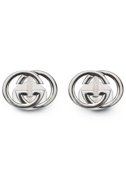 Gucci Britt Silver Double-G Cufflinks