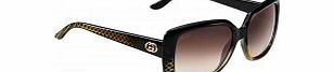 Gucci GG 3574-S W8H NQ Black Diamond Sunglasses