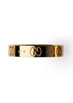Gucci Icon 18ct Gold Ring - Size M YBC07323000113