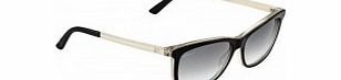 Gucci Ladies GG 3675-S 4WH JJ Black Sunglasses