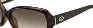 Gucci Ladies GG 3715-S INI HA Havana Sunglasses