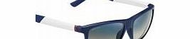 Gucci Mens GG 1047-S CVM DK Blue White Sunglasses