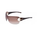 Gucci Womens Strass Sunglasses Brown/Gold