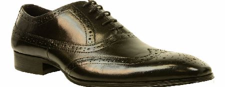 GUCINARI Black Leather Brogue