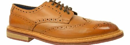 GUCINARI Tan Leather Brogue Formal