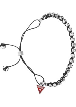 Guess Alloy Black Cord and Crystal Friendship