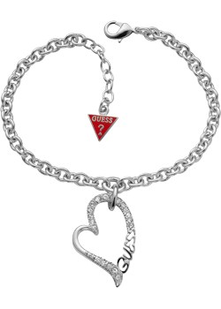 Guess Alloy Eternally Crystal Heart Bracelet