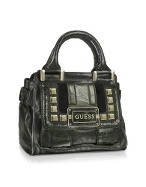 Guess Angie - Black Studded Eco-Leather and Suede