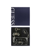 Cadeau - Black Patent Crossbody Bag and Keychain