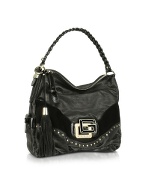 Guess Dream - Black Patent and Vintage Eco-Leather
