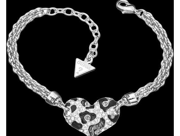 Guess Feline Instinct Heart Bracelet UBB51420