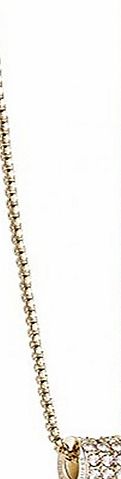 Guess G Rounds Necklace Yellow Gold Plated