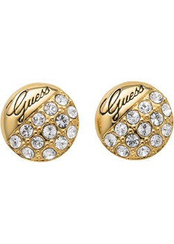Guess Gold Plated Crystal Crush Pave Ball Stud