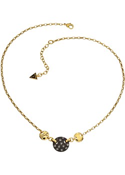 Guess Gold Plated Exclusive Neckalce With Black
