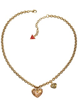 Guess Gold Plated Heart Necklace UBN11215