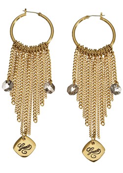 Guess Gold Plated Hooped Earrings UBE21211