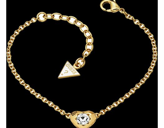 Guess Gold PVD Crystals of Love Bracelet UBB51414