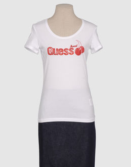 GUESS JEANS TOPWEAR Short sleeve t-shirts WOMEN on YOOX.COM