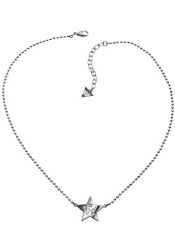 Guess Jewellery Guess Ladies Steel Star Tag Necklace USN11006