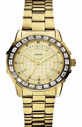 Guess Ladies Fashion Gold tone Bracelet Watch W0018L2