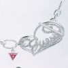 guess Open Heart ID Necklet