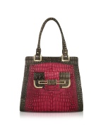Guess Rhonda - Multicolor Red Croco Eco-Leather N/S