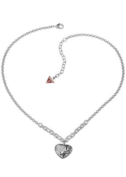 Silver Plated Heart Necklace UBN12010