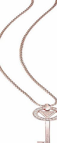 Guess The Secret Key Necklace Rose Gold Plated