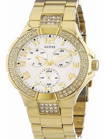 Unisex Watch I16540L1 with Crystals, Sunray White Dial, Gold Plated Steel Bracelet and Gold Plated Steel Case