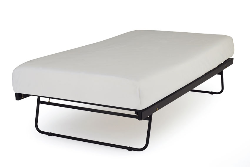 Guest Bed - Single - Black, Silver, White Gloss