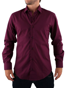 Guide London Purple Long Sleeve Shirt