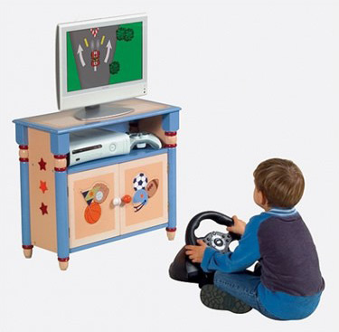 Guidecraft Computer or Console Cabinet