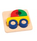 Guidecraft Primary Chunky-Car Puzzle (G2022) R7902