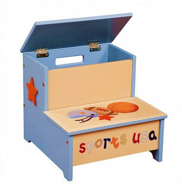 Guidecraft Sports USA Storage Step-Up