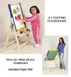 Guidecraft USA 4-in-1 Floor Easel (Includes paper Roll)