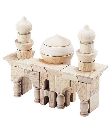 Guidecraft Wooden Blocks Arabian Add On Construction Set