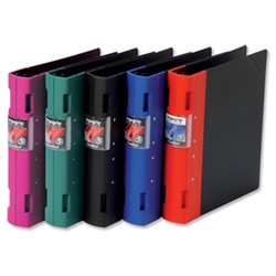 Guildhall GLX Ergogrip Binder 4 Ring Green Ref