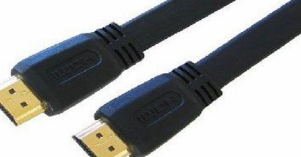 - Flat 2m 2 Metre HDMI to HDMI 1.4 Version High Speed With Ethernet Gold Connectors Cable for All Brands including Sony, Panasonic, Samsung, JVC, LG, Sharp, Plasma, LED, LCD, TV, HD,
