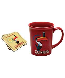 guinness ; Toucan Mug & Coasters Set