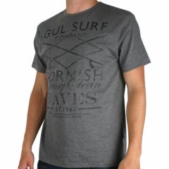 Mens Gul Surf Company Breaks Tee Grey