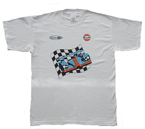 Gulf Audi Team Johansson Car T-Shirt White