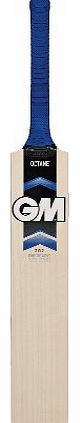 Gunn and Moore Junior Octane 202 Cricket Bat - Natural/Blue, Size 5