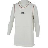 Gunn and Moore Slazenger Cricket Pullover Junior Cream Large Boys