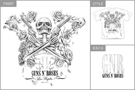 Guns N Roses (Crossed) T-Shirt brv_12161002_PR
