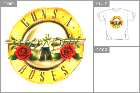 Guns N Roses (Drum) Kids T-Shirt AMPLK_gnr_drum