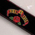 Guns N Roses Logo Leather Wristband