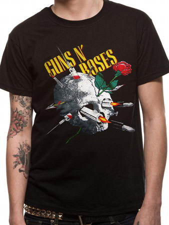 Guns N Roses (Needle Skull) T-shirt