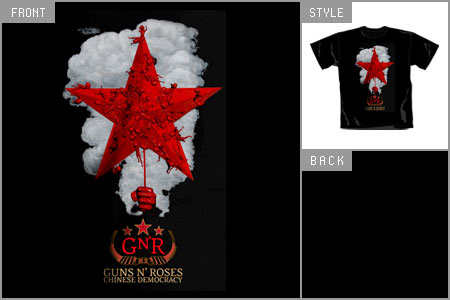 Guns N Roses (Stars with Smoke) T-Shirt
